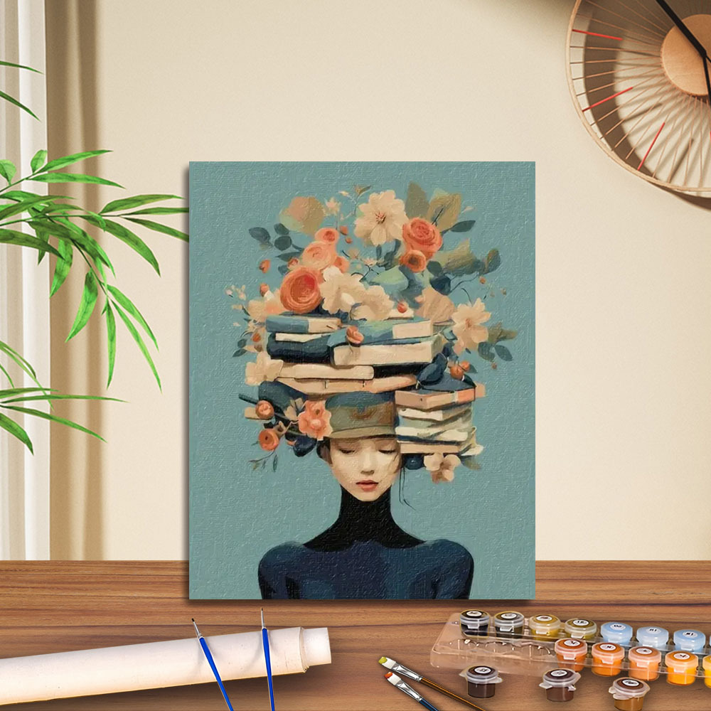 Transfronterizo jitdiy agente de pintura al óleo digital fabricantes al por mayor puestos de pintura al óleo artesanal pintura decorativa Amazon relleno de color