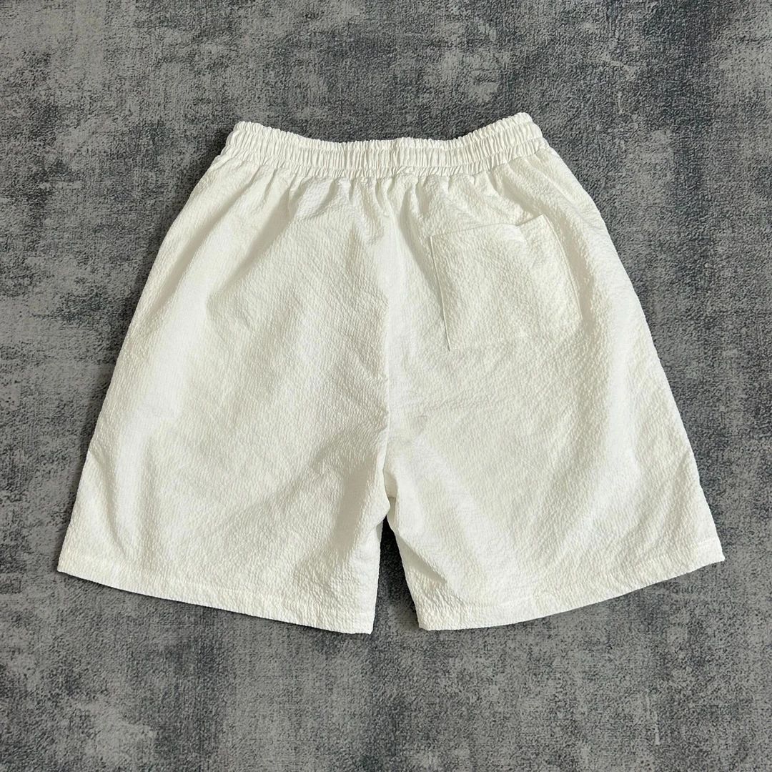 Men's Seersucker Quick-Dry Shorts - Lightweight Textured Casual & Sporty 5-Inch Shorts For Summer Outdoor Wear​_voghion.com