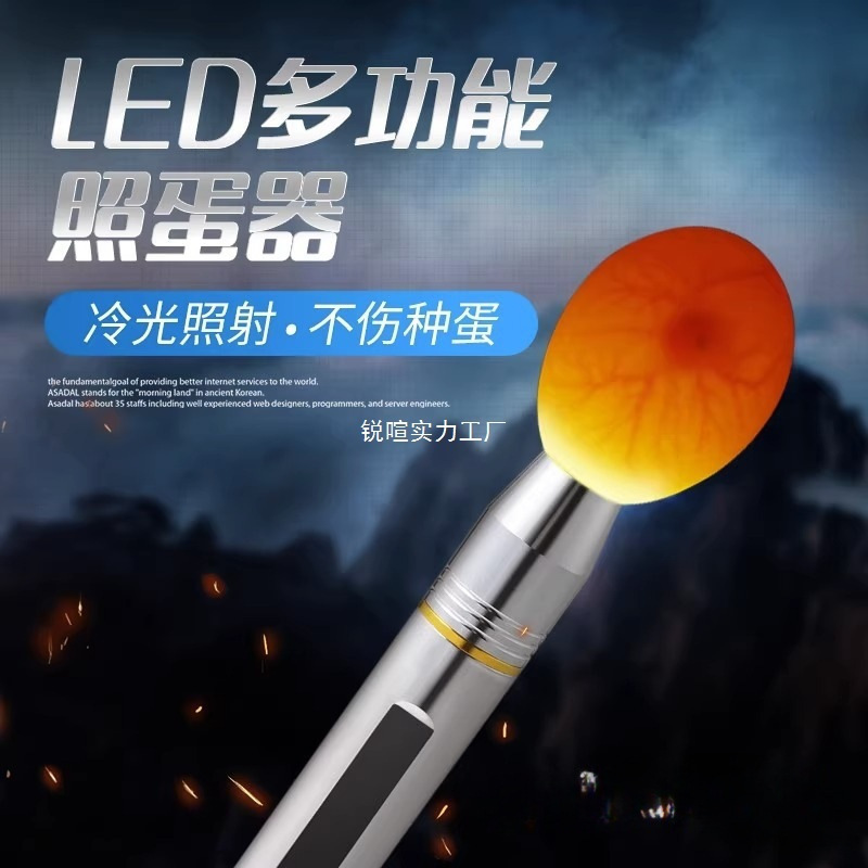 卵検査用懐中電灯、卵孵化用充電式卵検査用卵検査用ランプ、冷光LED卵検査機|undefined