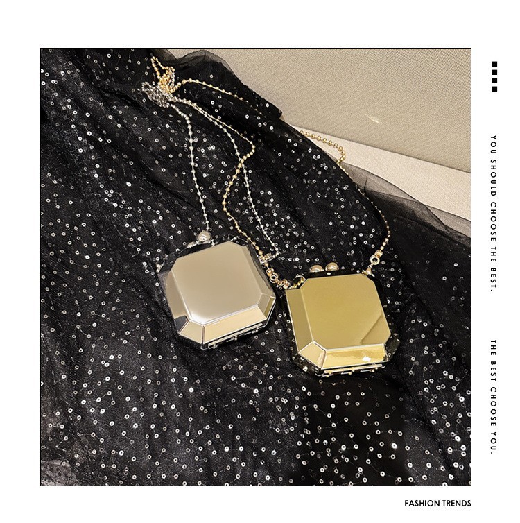 Nueva bolsa de cena transfronteriza europea y americana moda diseño de personalidad acrílico sequela bolsa de cena cadena bolsa de caja