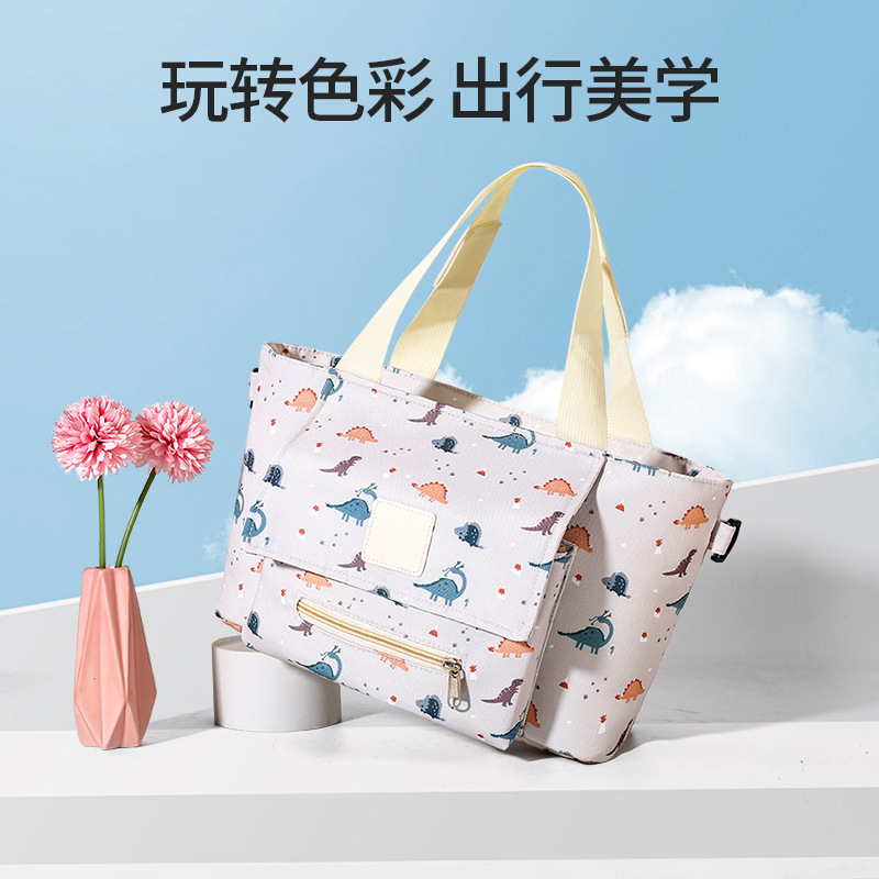 Wholesale Mommy Bag, High-End Mother and Baby Bag, Lightweight Portable Cross-Body Tote Bag, Baby Stroller Hanging Bag
