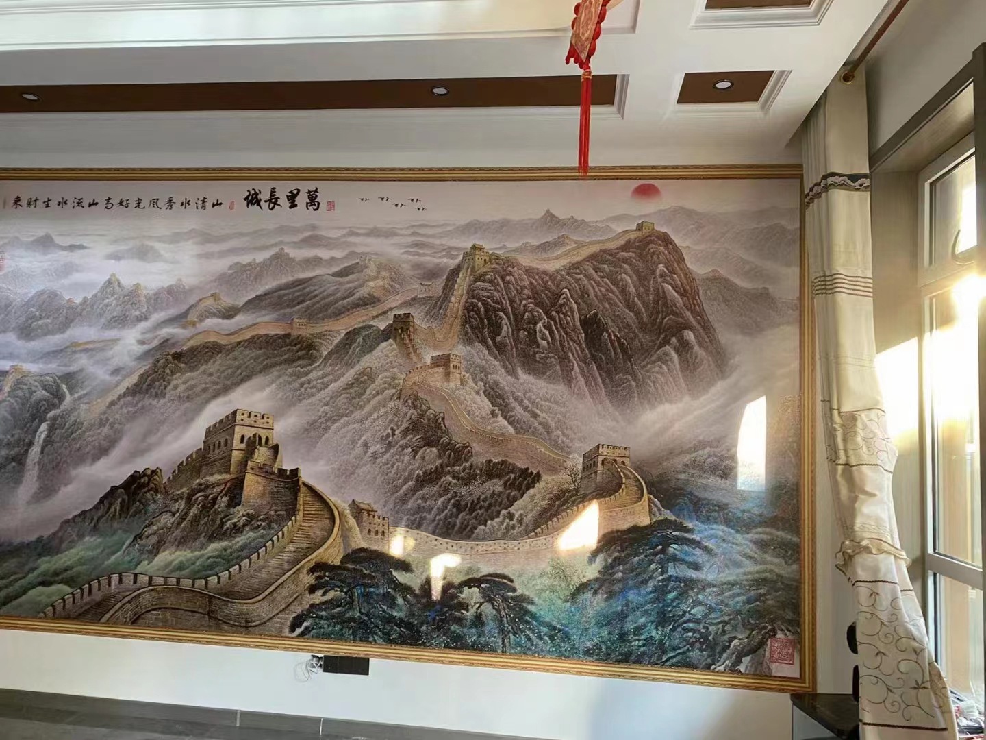 现代简约万里长城