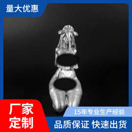白铜裸女王雅文金属工艺品新款跪姿躺姿复古不死者之美女动漫批发