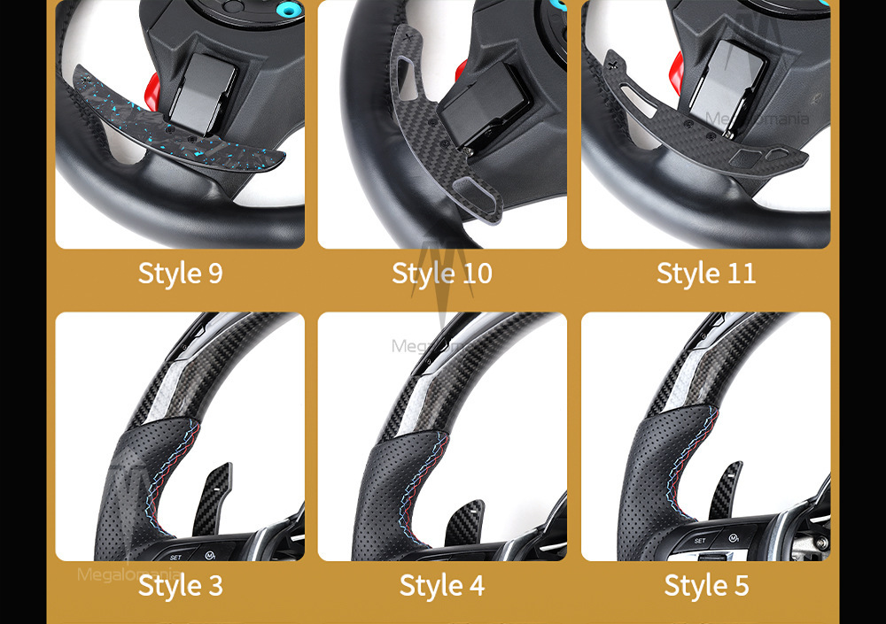 Suitable for Bmw 1~7 Series X3X5X7F10F30F20F12F80F82F34 Carbon Fiber Magnetic Shift Paddles
