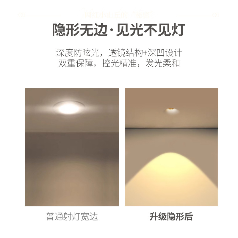Built-in ceiling light, new collection, eyes protection