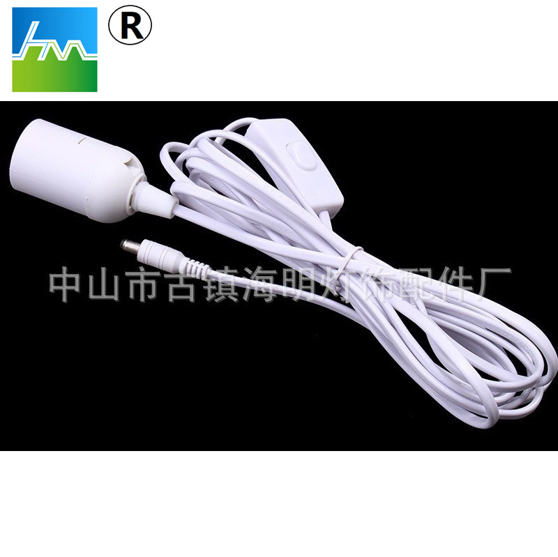 批发DC电源线 DC插头充电线  DC灯头开关电源线 LED太阳能照明线