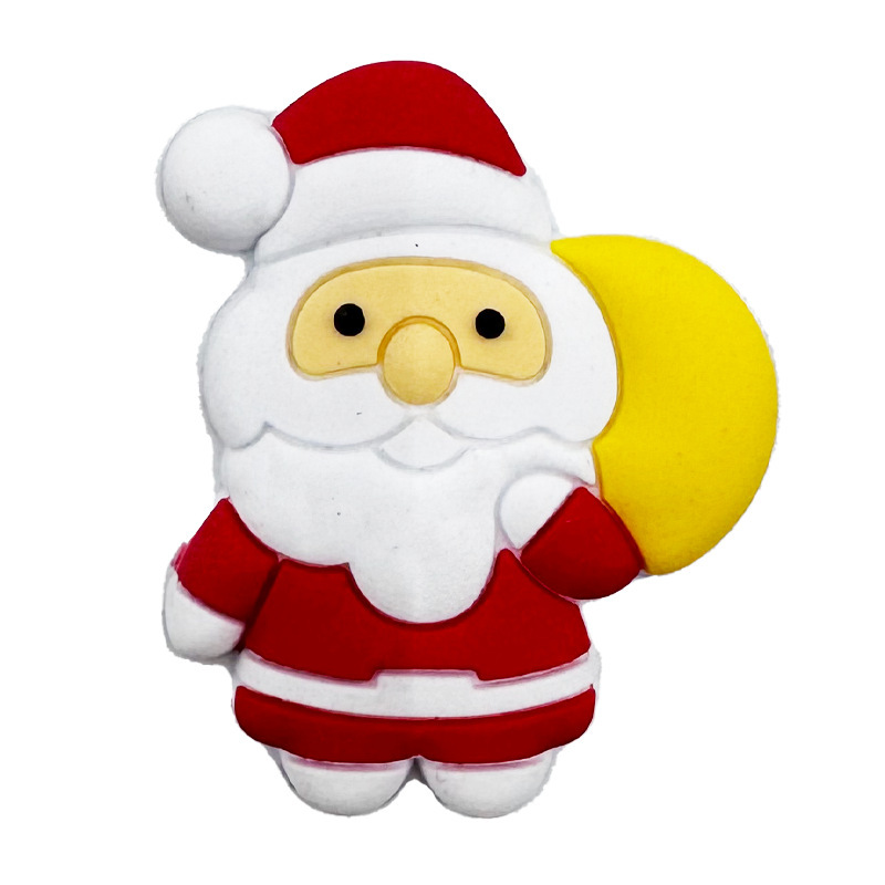 メーカー卸売Q版クリスマス洞洞シューズアクセサリー、厚みのあるエポキシ樹脂製シューズフラワー、DIY装飾アクセサリーシューズバックル|undefined