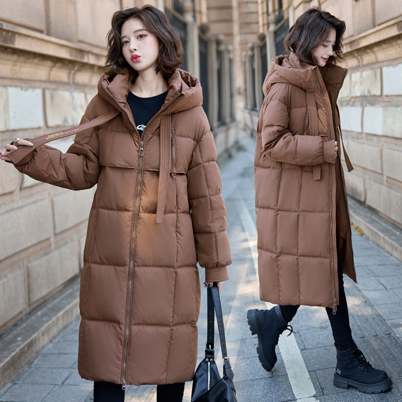 Rusia nuevo invierno de 2025, ropa de algodón de pluma espesa para mujeres, chaqueta de algodón suelta coreana, chaqueta de moda
