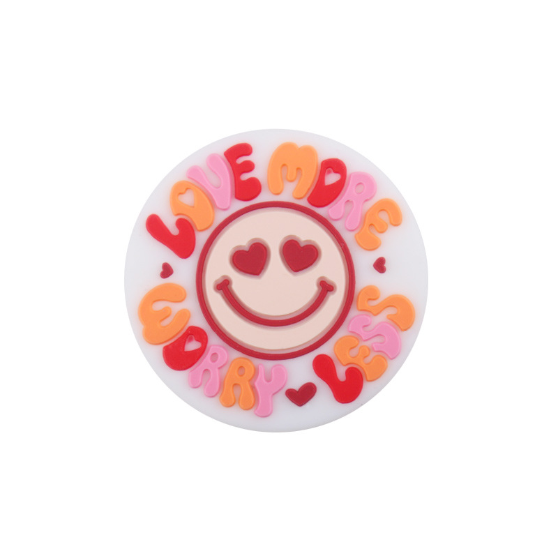 Productos para bebés caricatura día de San Valentín silicona pequeña goma de diente creativa DIY baby molar chupeta anti-caída accesorios de cadena