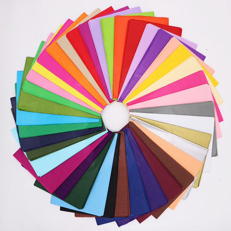 Spot 50*75CM17g Papel de copia de color Papel de Sydney Papel de regalo de estilo ins Papel de regalo de flores Papel hecho a mano para niños pequeños
