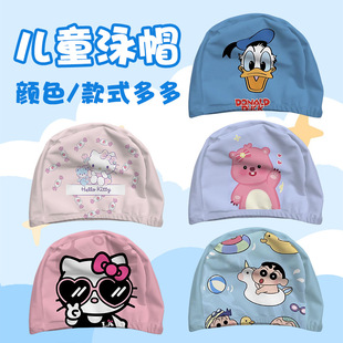 Cartoon Swimming Cap for Boys and Girls, Comfortable and Quick-Drying Fabric, Professional and Cute Baby Swimming Cap, Breathable and Non-Stretching