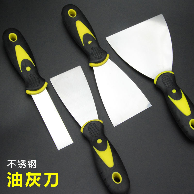 wholesale thickening Stainless steel Putty knife clean Blade Plaster putty  Renovation Scraper paint tool