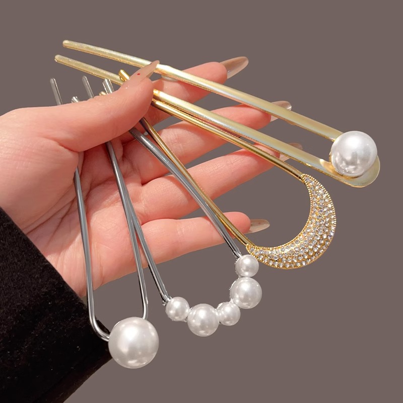 Perezoso dispositivo de cabello de mariposa de estilo antiguo para mujeres de alto nivel cabello de perlas cheongsam adornado con cabello de cabello