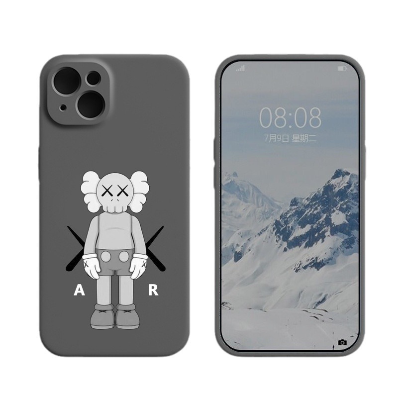 Tendencia K oso iPhone16 Apple 14/13/15promax funda para teléfono 11 silicona 12 mate xs7/8P