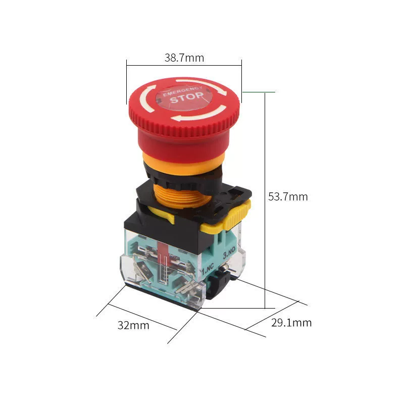 Switch key with clove mushrooms, button, 38, 22mm, switch box