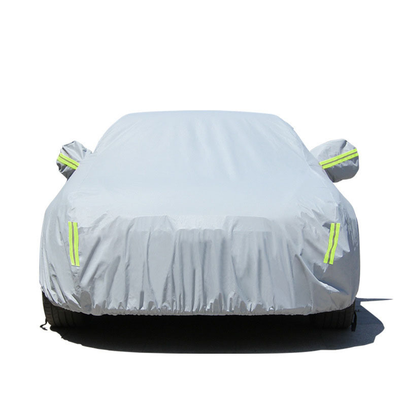 Cross-Border Popular Car Cover, Full Coverage, Thickened, Hail-Proof, Universal Sunshade, Windproof, Waterproof Car Cover
