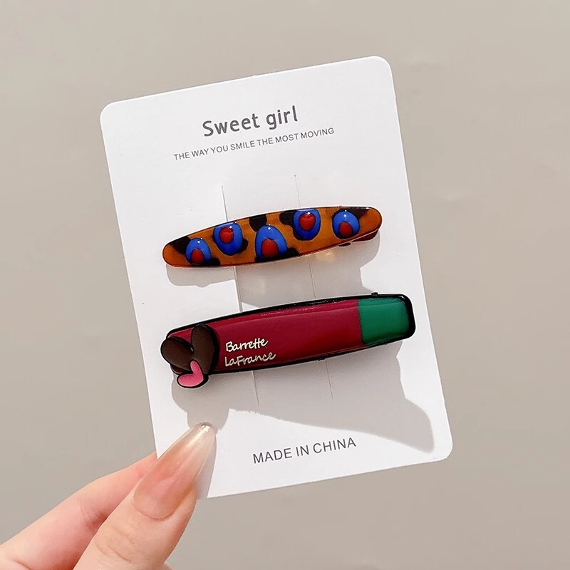 Sweet Cool AB バージョンヘアピン 2025 新しいサイドヘアピンヘアピン女性のハイエンド西洋スタイルファッション前髪クリップ|undefined
