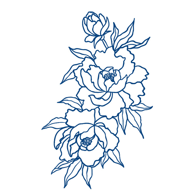 ジュースの紋章はネットの赤い紋章を貼って15日間の現物の卸売りの草本の植物の半永久の刺青のシールを持続します。