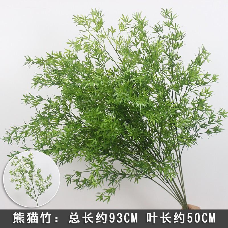 2025 nueva imitación de plantas verdes de flores de hierba de hierba decoración de fondo de boda flores verdes colgantes flor de bodas