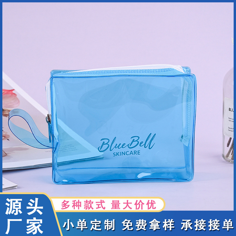 定做pvc透明化妆包ins风便携旅行防水洗漱包收纳PVC袋子定制logo