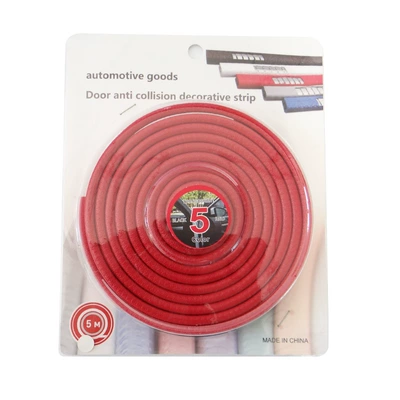 Car door anti-collision strip body Qapı və bamper qoruyucu zolaqlar - red-5m-pack