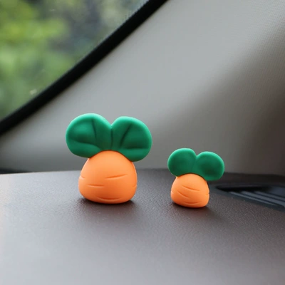 Car ornaments Interior Decoration Ornaments 2025 - carrot-size-1-pair-free-traceless-glue