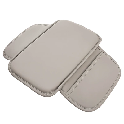 Armrest box pad – Multi-Functional - nappa-grain-grey