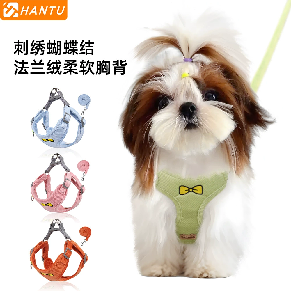 Новый поводок для собак жилет Тедди щенок нагрудный ремень светоотражающий нагрудный ремень для домашних животных Товары для домашних животных оптом