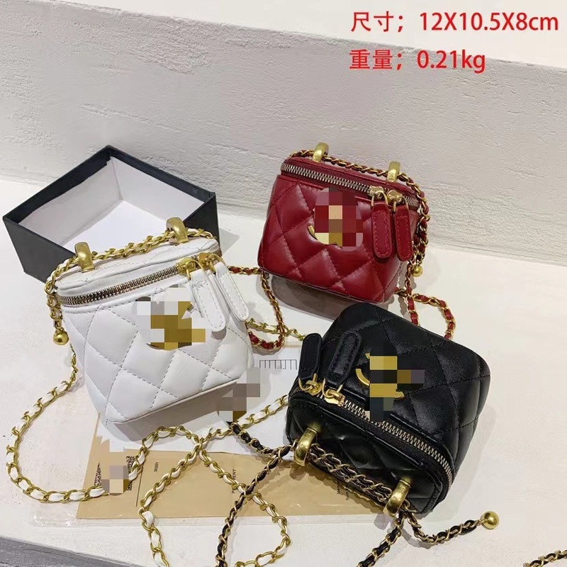 包包女24新品手提迷你口红包耳机包双球转运珠链条肩带单肩包|undefined