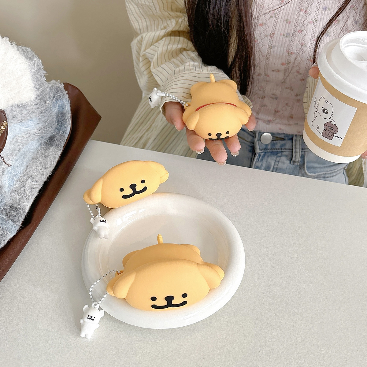 Adorable cachorro Airpods pro cubierta de Apple 3 generación auriculares Bluetooth inalámbricos caída