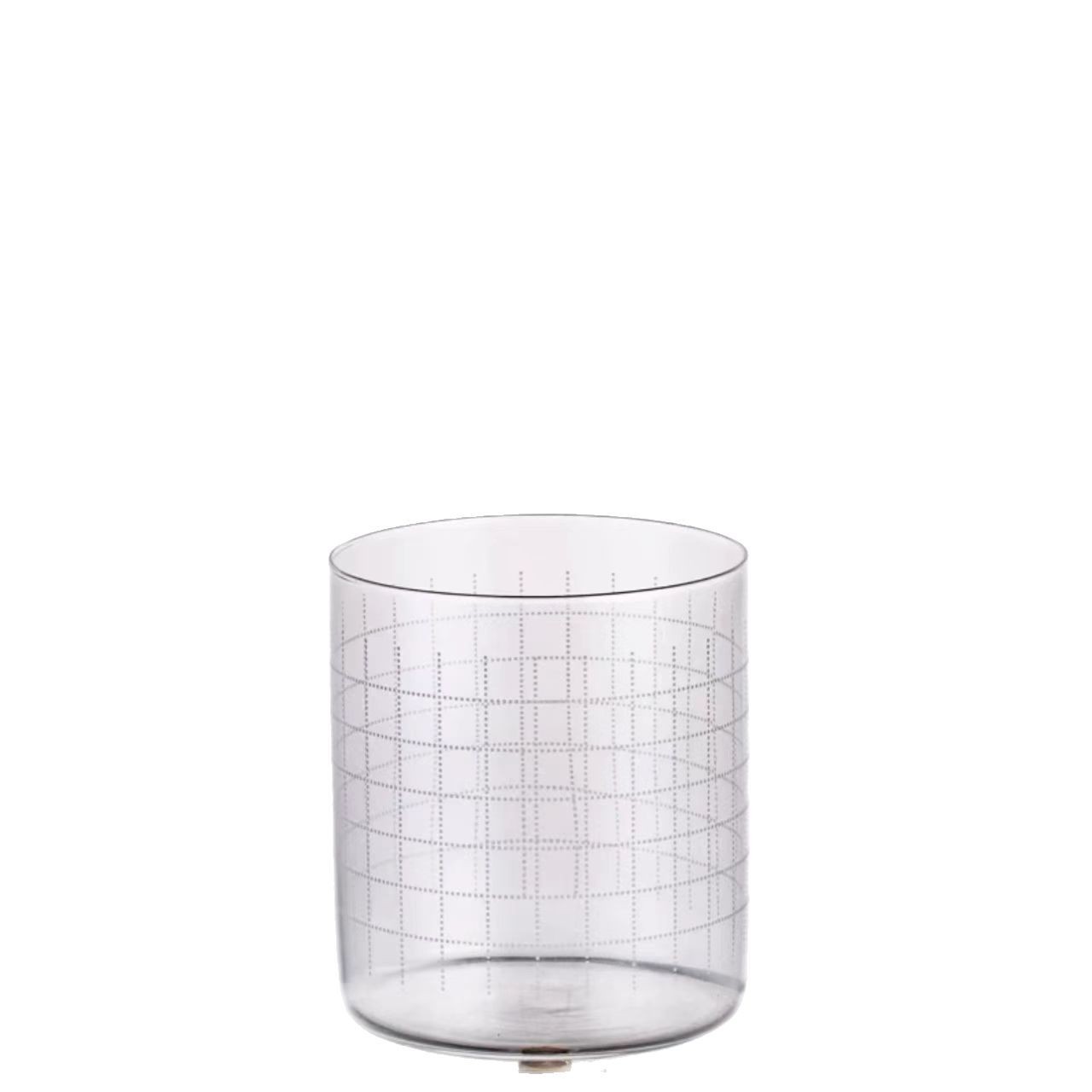 Taza de cóctel de cristal japonesa con fondo delgado, taza de cóctel de Colin, taza de hipowave, taza recta, taza de vidrio rojo