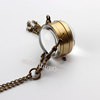 Hot -selling bump mirror pocket watches fish eyes glass ball pocket watch cattle eye Roman retro pocket watch P10