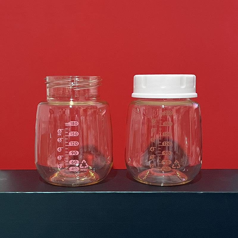 Ppsu Milk Storage Bottle Storage Milk Breast Pump Accessories Wide Diameter Breast Milk Storage Fresh-Keeping Sealed Bottle Cap