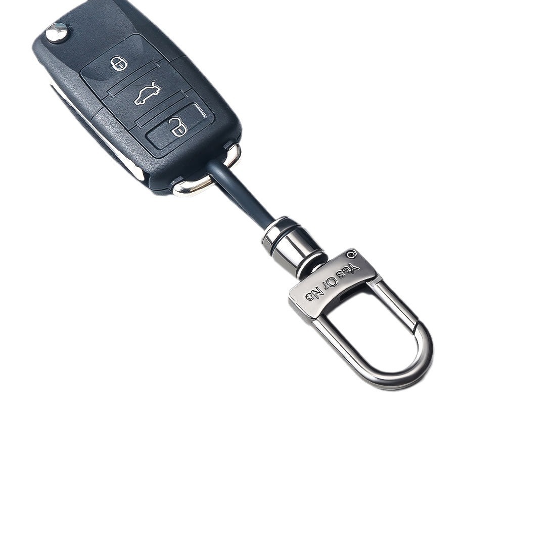 Simple llavero de coche de negocios personalizado de los hombres anti-arañazos clave cuerda de cuero larga y corta cuerda adecuada para todo tipo de modelos de coches clave