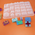新款数字符号水晶滴胶模具 肥皂饼干蛋糕装饰烘焙硅胶模具