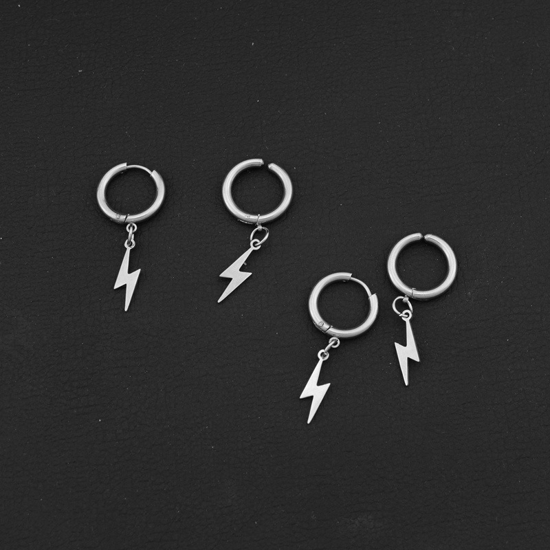 Minimalistične uhani strela za moške in ženske_voghion.com