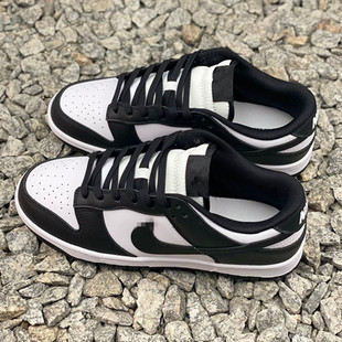 Putian Shoes Pure Original New Black and White Panda Men's and Women's Shoes Genuine Leather Men's Summer Women's Summer Slippers Spring Casual Versatile