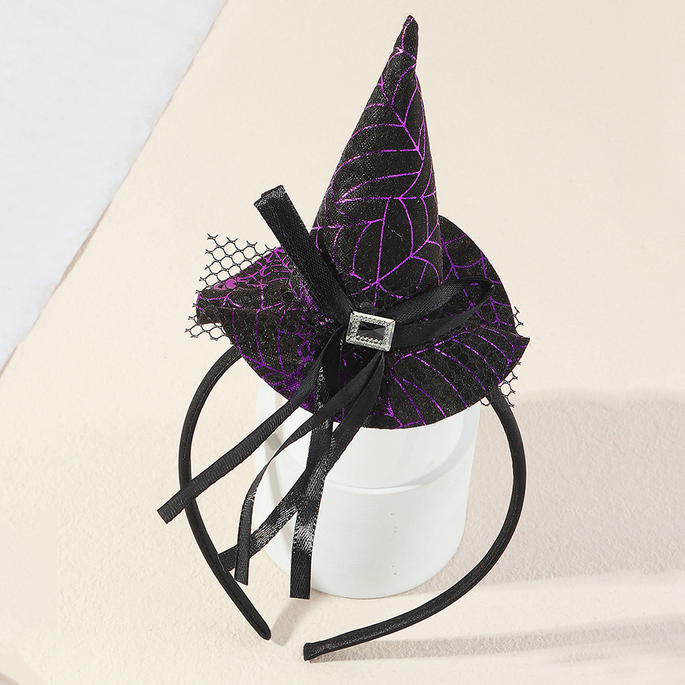 Halloween Adult Children Witch Hat Headband Wholesale Nihaojewelry display picture 4