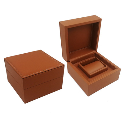 现货高档pu手表盒礼品包装盒单个房卡饰品收藏收纳盒子可取出内托