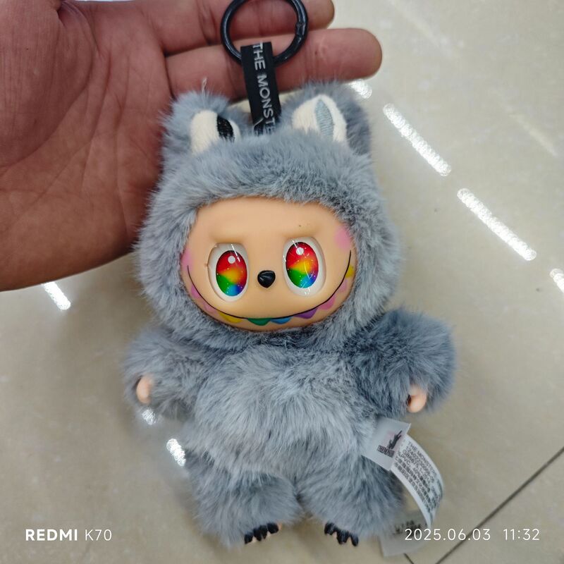 ソースメーカー labubu ペンダント labubu ビニールぬいぐるみ男性インターネット有名人キーホルダーバッグぬいぐるみ|undefined