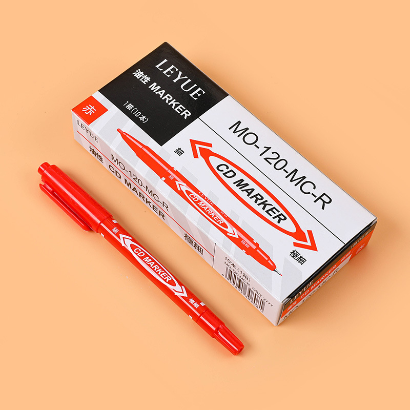 Marcador Permanente de Doble Punta, Fina y Gruesa, Paquete de 120 Colores