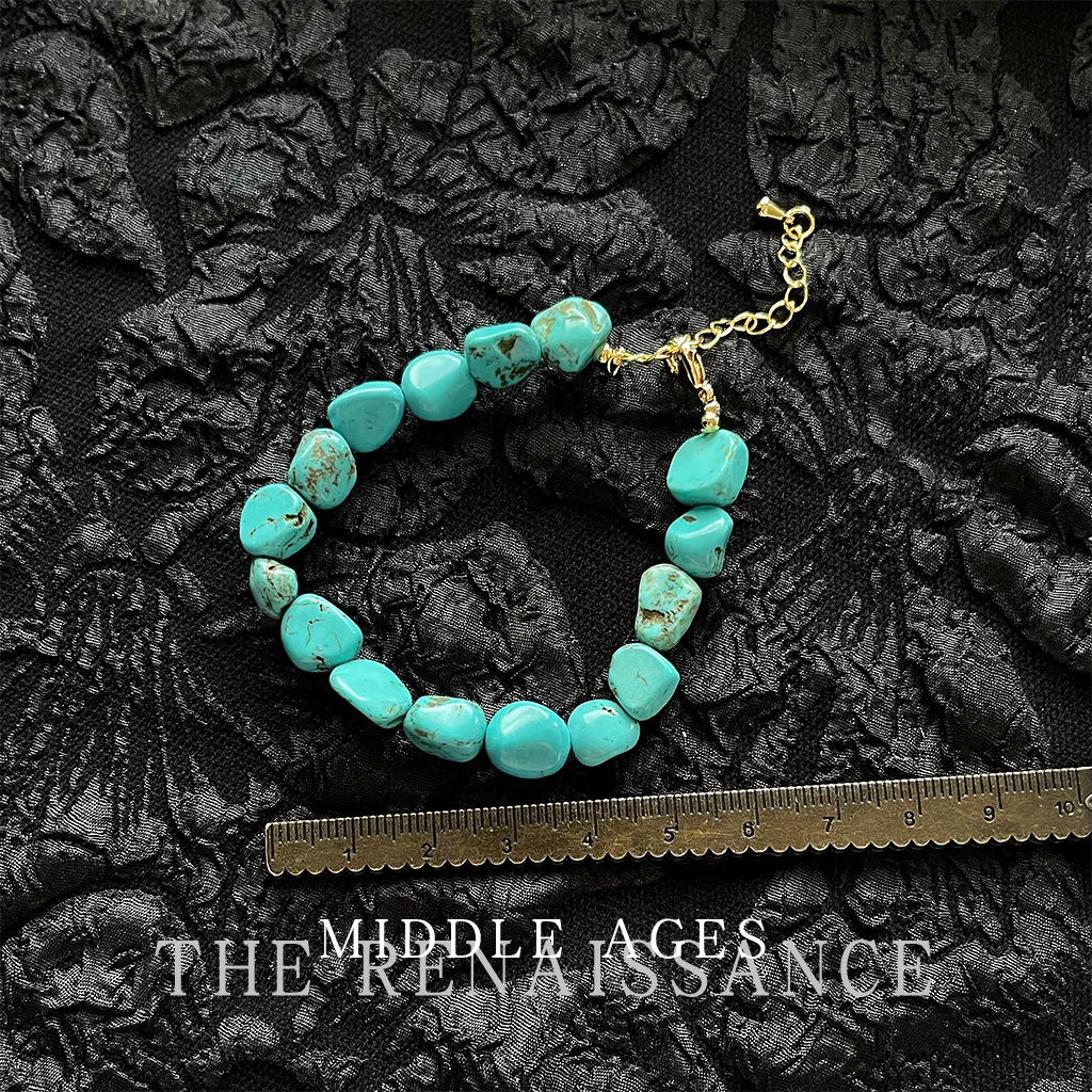 Vintage turquoise bracelet light vintage turquoise antique gold earrings