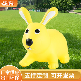 Jumping Big-Eyed Rabbit, Jumping Horse, Kindergarten Kidsren's Horse Riding Toy, Thickeneded Kidsren's Riding Inflatable Environmentally Friendly