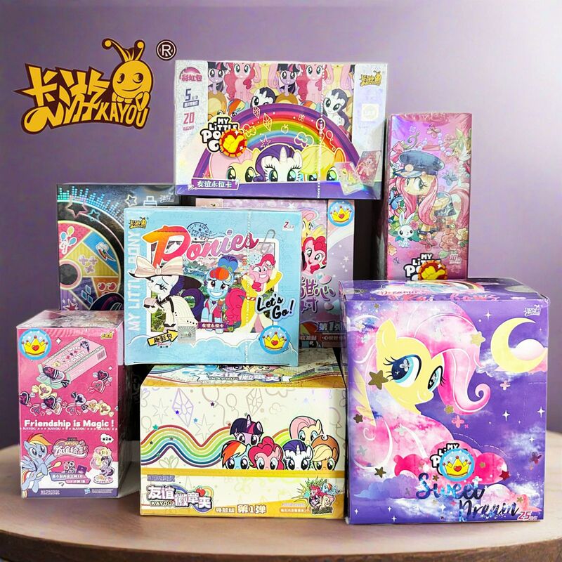 Authentic Card Game Little Pony's Baoli Cards, Fun Shadow Cards, Huiyue Cards, Ye Luoli Cards, a Whole Box, One-Piece Dropshipping Authentic Card Game Little Pony's Baoli Cards, Fun Shadow Cards, Huiyue Cards, Ye Luoli Cards, a Whole Box, One-Piece Dropshipping