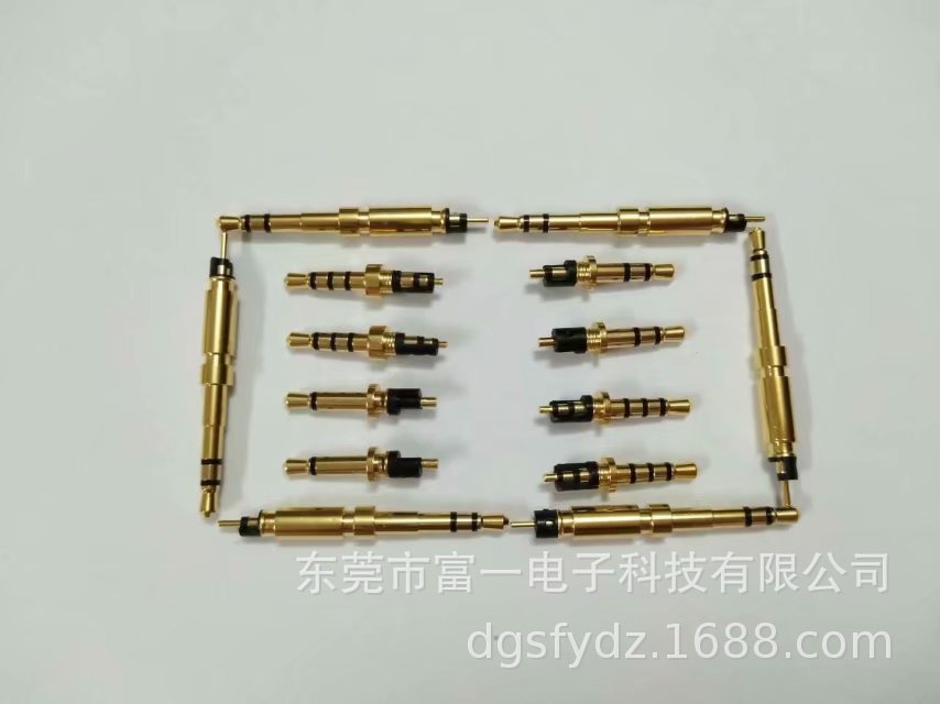 厂家直销 2.5MM单音立体三节四节镀金耳机插头 高端耳机插针