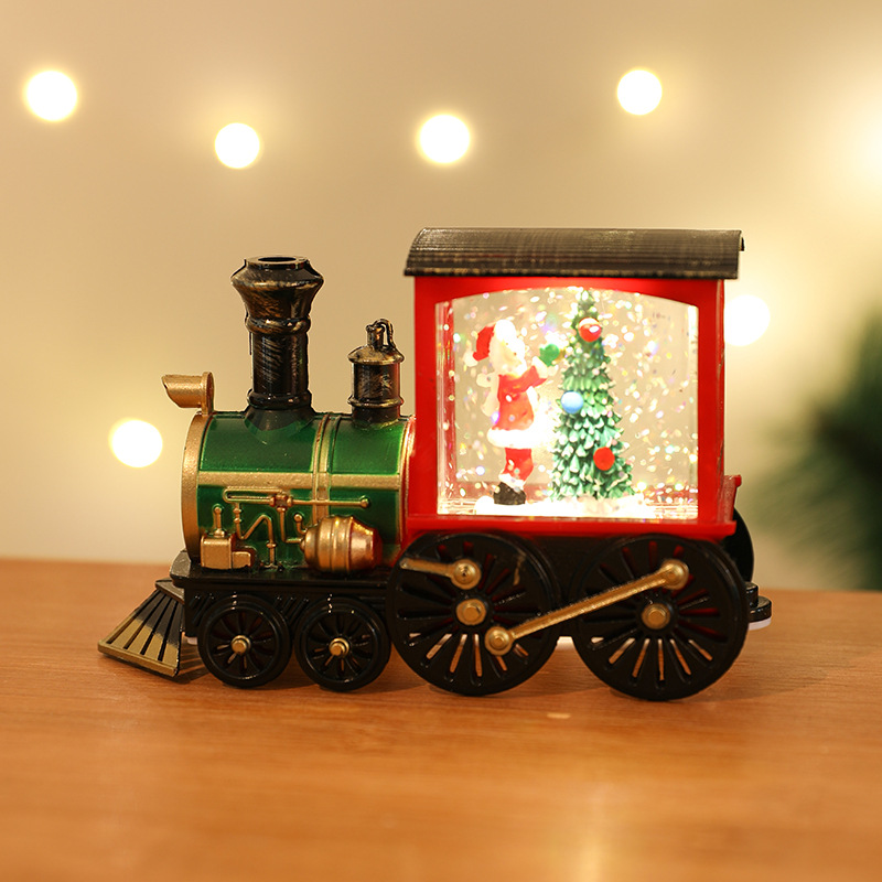 Transfronterizo nuevo regalo de Navidad regalo de la mano regalo de la fiesta de Navidad tren de inyección de agua Thomas tren Coche