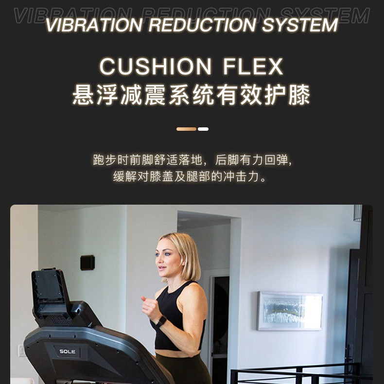 议价美国速尔F63L跑步机静音可折叠健身器材联保有氧