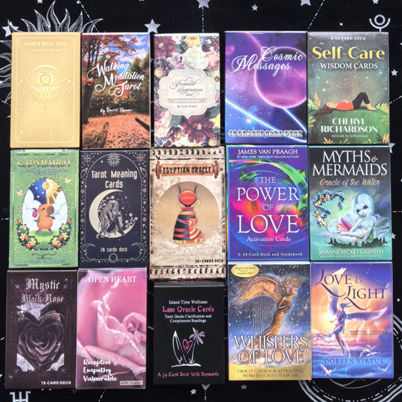 外贸热销1000款英文版塔罗牌Tarot card桌游Oracle Cards纸牌游戏|undefined