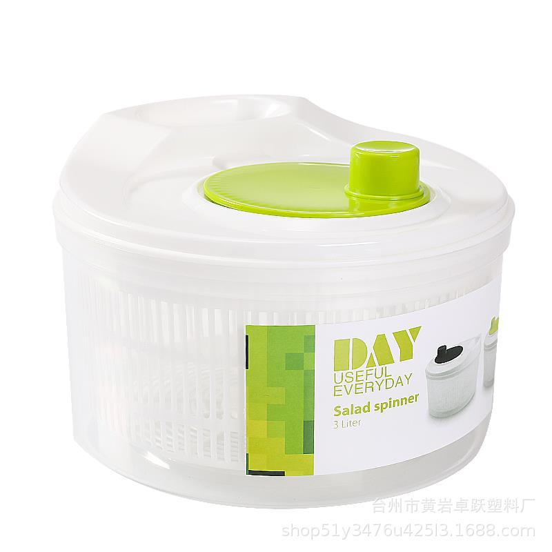 Deshidratador de verduras ensalada máquina de secado lavado de verduras cuenca cesta de agua dispositivo de drenaje manual de frutas lavado deshidratación artefacto DA36