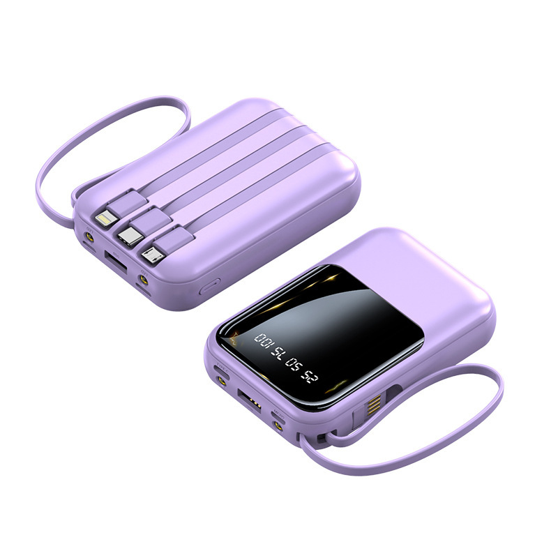 クロスボーダーミニ自給式充電宝物ポータブルデジタルディスプレイモバイル電源大容量 20000 mAh カスタムロゴ|undefined